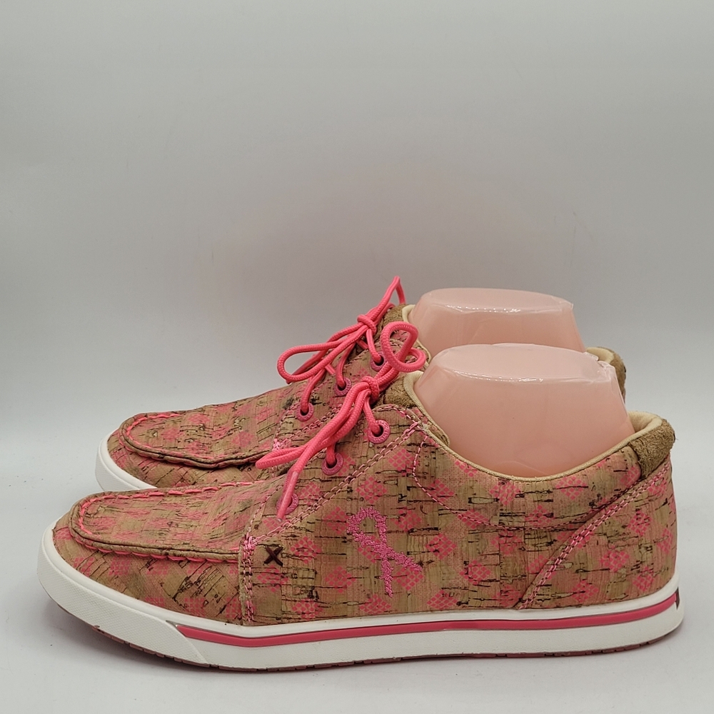 Twisted X Breast Cancer Awareness Shoes Size 8.5 M - Picture 7 of 16